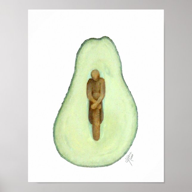 Poster Symbiosis Avocado (Devant)