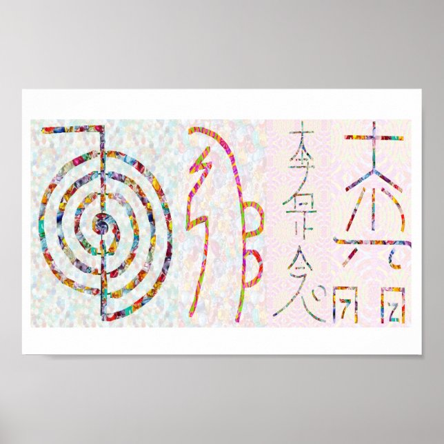 Poster SYMBOLE ART 2014 - Reiki Master Practice (Devant)