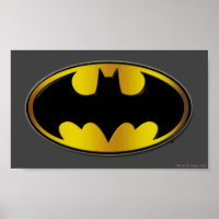 Symbole Batman | Logo de dégradé ovale