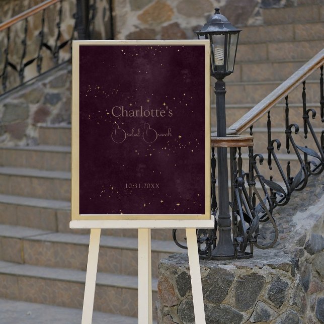 Poster Symbole Boho Céleste Soleil et Lune Bridal Brunch (Créateur téléchargé)