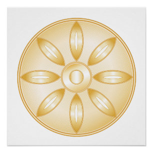Poster Symbole bouddhiste