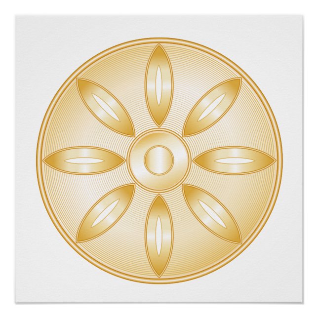 Poster Symbole bouddhiste (Devant)