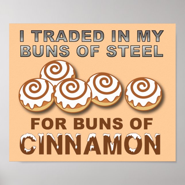 Poster Symbole de l'affiche de Buns of Cinnamon Funny (Devant)