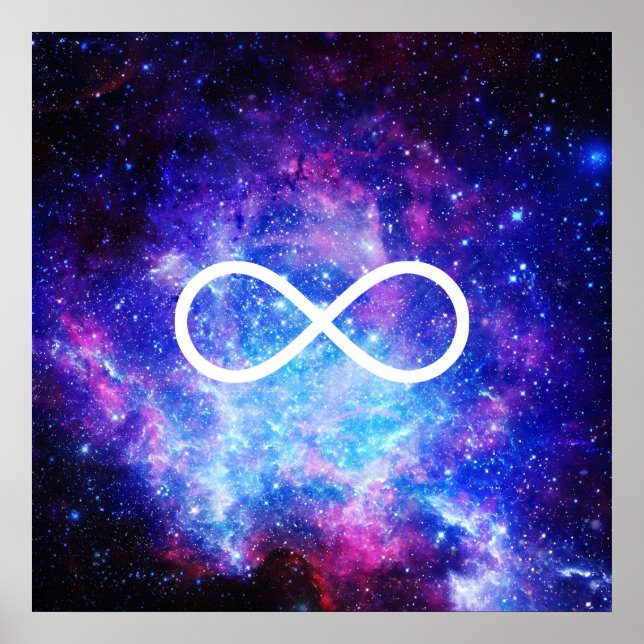 Poster Symbole d'infini nébula (Devant)