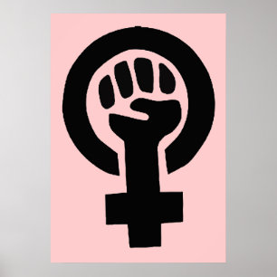 Poster Symbole féministe de l'égalité des sexes
