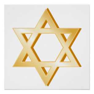 Poster Symbole judaïsme