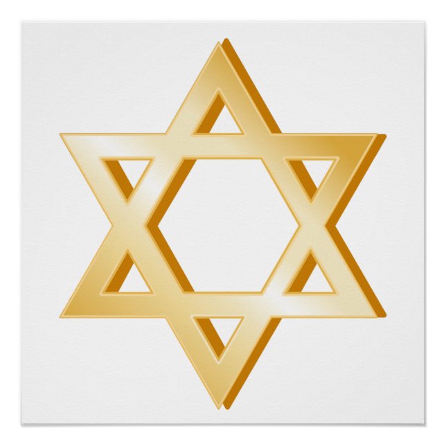 Poster Symbole judaïsme (Devant)