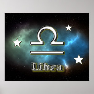 Poster Symbole Libra