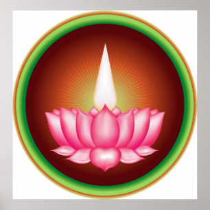 Poster Symbole religieux de Dharmic d'Indien d'Ayyavazhi