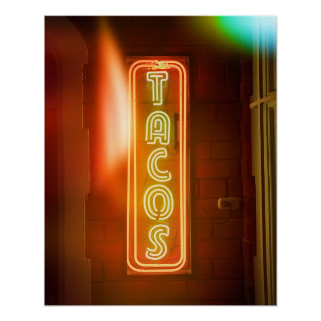 Poster SYMBOLE TacIQUE IMAGE Taco Art Word Texte Ar (Devant)