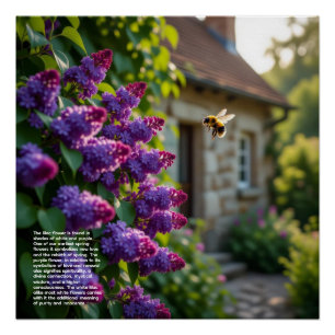 Poster Symbolisme du lilas