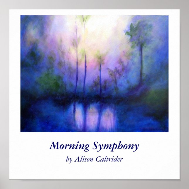 Poster Symphonie du matin par Alison Caltrider (Devant)