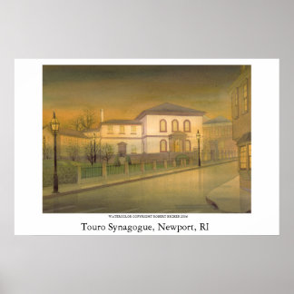 Poster Synagogue de Touro