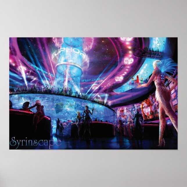 Poster Syrinscape Cyberpunk Disco (Devant)