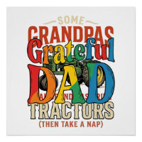 T-shirt de nuit de ferme vintage tracteur grand-pè