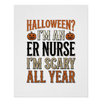 T-shirt drôle d'infirmière des urgences Halloween