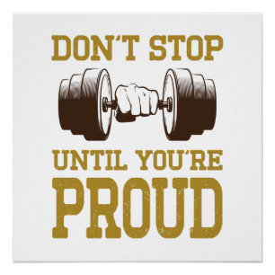 Poster T-Shirt Fitness   Chemises de Motivation   Entraîn