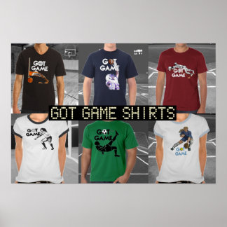 Poster T-Shirt Game