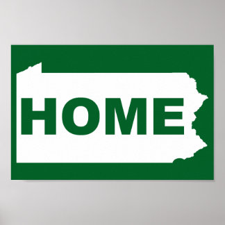 Poster T-shirt Pennsylvania Maison Loin de l'État