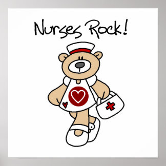 Poster T-shirts et cadeaux de Roche pour les infirmières 