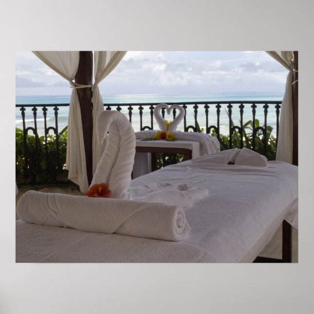 Poster Table de massage unique (Devant)