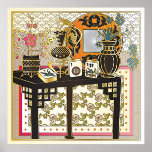 Poster Table Mah Jongg