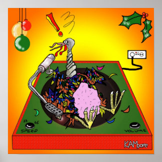 Poster "Table Turquie" - par Kev Moore