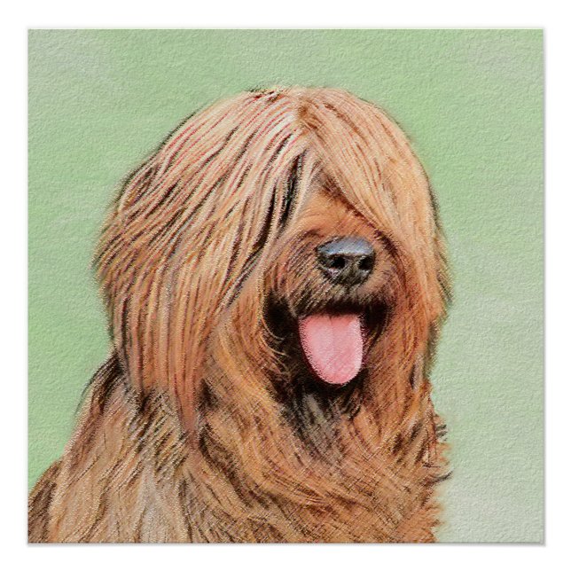 Poster Tableau de bord - Joli art original chien (Devant)