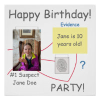 Tableau de preuves pour résoudre des énigmes crimi