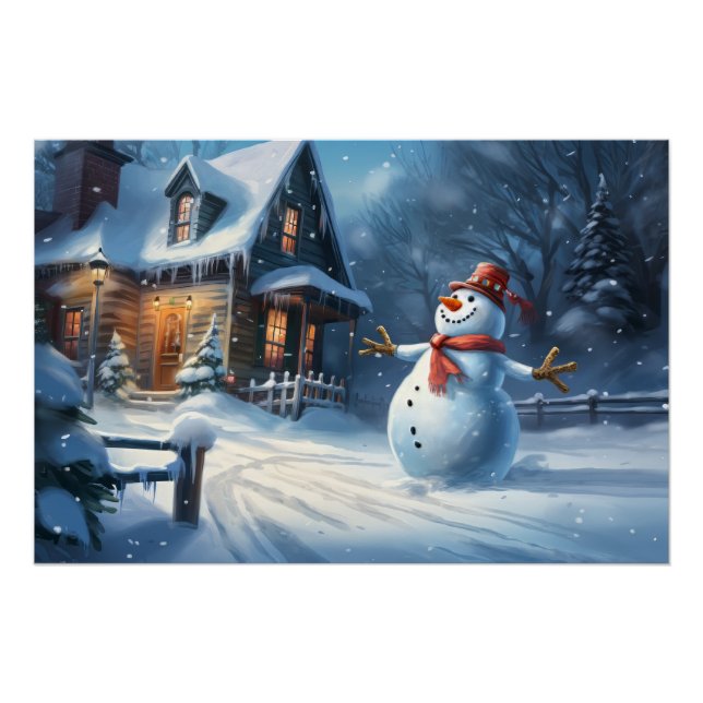 Poster Tableau de Snowman (Devant)