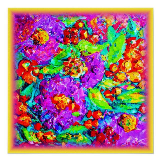 Poster Tableau Des Fleurs De Printemps. Commandez dès mai (Devant)