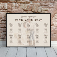 Tableau des sièges des Mariages du Ranch occidenta