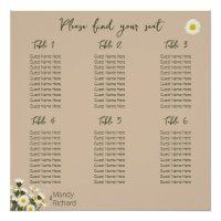 Tableau minimal des fleurs de marguerite blanche
