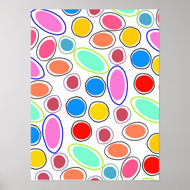 Poster Taches de bonbon (Devant)