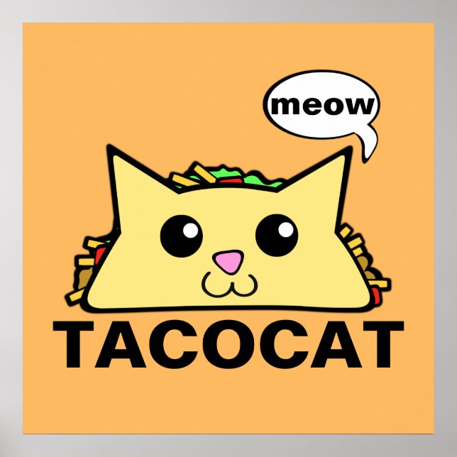 Poster Taco Cat (Devant)