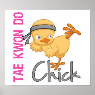 Poster Tae Kwon Do Chick