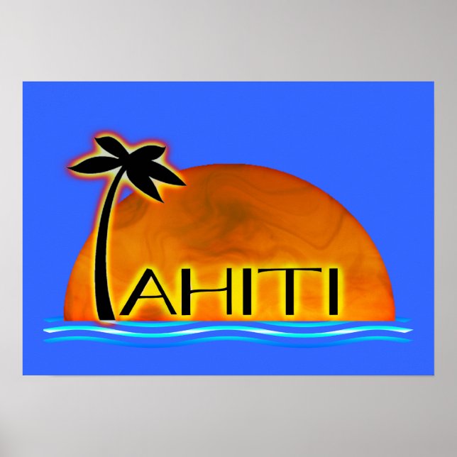 Poster Tahiti (Devant)