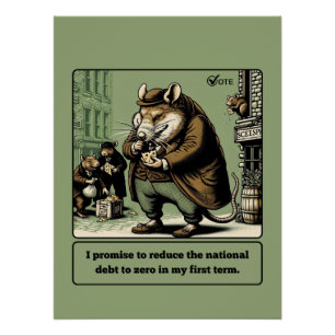 Poster Tails De Schéma : L'Homme Politique Du Rat Qui Con