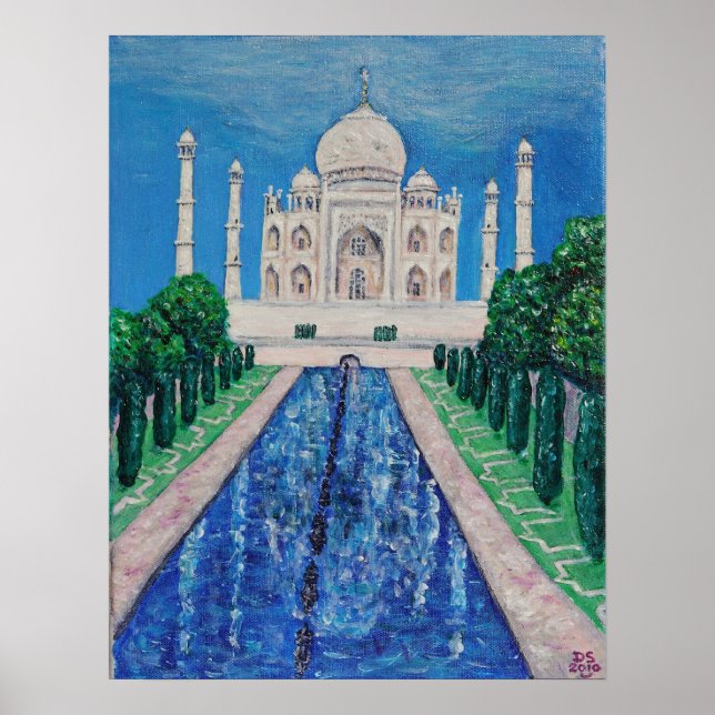 Poster Taj Mahal (Devant)