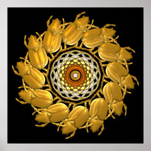Poster Talisman de scarabée