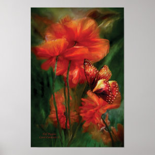 Poster Tall Poppies Art Poster/Print