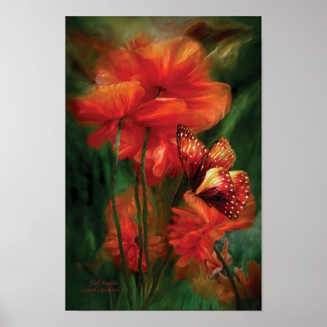 Poster Tall Poppies Art Poster/Print (Devant)