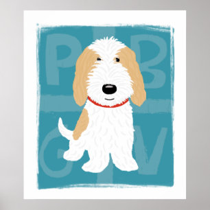 Poster Tan & Blanc PBGV