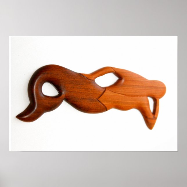 Poster tan lookout mermaid (Devant)