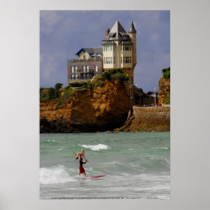 Poster Tandem Surf à Biarritz, France