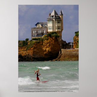 Poster Tandem Surf à Biarritz, France