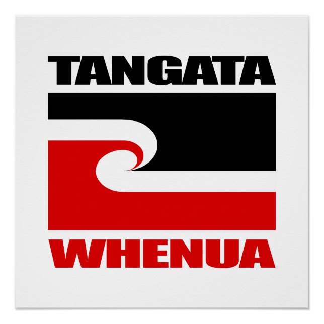 Poster Tangata Whenua (Devant)