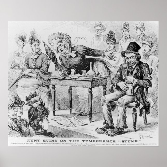 Poster Tante Evins sur la tempête 'Stump' (Devant)