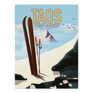 Poster Taos Nouveau-Mexique
