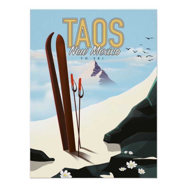 Poster Taos Nouveau-Mexique (Devant)